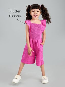 Hopscotch - Smocked Playsuit