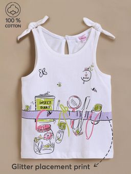 Hopscotch - Doodle Diary Tie-Shoulder Tank T-shirt