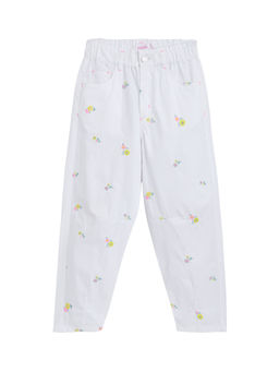 Hopscotch - Cotton Embroidered Denim Jeans