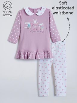 Hopscotch - Bunny Heart Cotton Dress