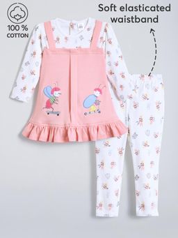 Hopscotch - Bee Embroidered Cotton Dress