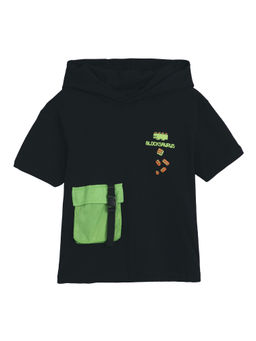 Hopscotch - Cotton Hooded T-shirt