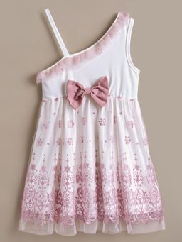 Hopscotch - One-Shoulder Casual Dress