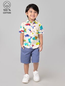 Hopscotch - 2-Pc Transport Cotton Short Set