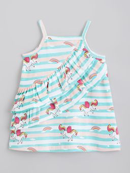 Hopscotch - Unicorn Cotton Casual Dress