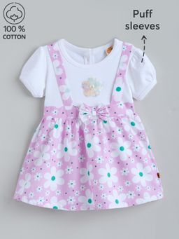 Hopscotch - Daisy Dot Cotton Casual Dress