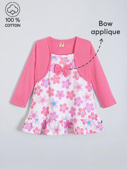 Hopscotch - Pure Cotton Floral Casual Dress
