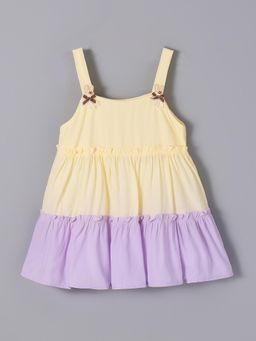 Hopscotch - Color-Block Tiered Sundress