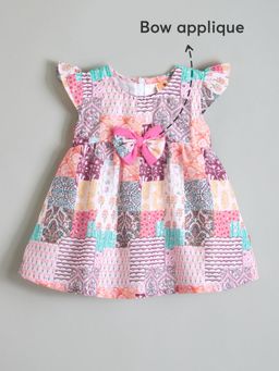 Hopscotch - Patchwork Charm Bow Dress