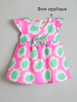 Hopscotch - Bloom Bow Casual Dress