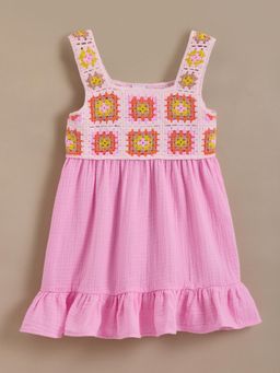 Hopscotch - Ruffled Hem Casual Dress