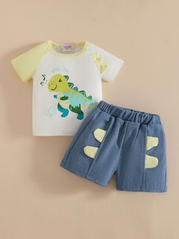 Hopscotch - 2-Pc Jurassic Journey Gear Short Set