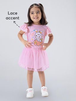 Hopscotch - 2-Pc Kawaii Unicorn Fluffy Skirt Set