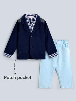 Hopscotch - 3-Pc Gingham Accent Formal Set