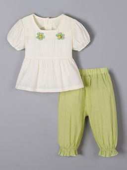 Hopscotch - 2-Piece Pure Cotton Blouse & Capri