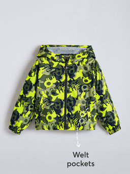 Hopscotch - Electric Camo Bomber Jacket