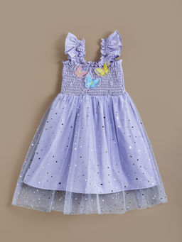 Hopscotch - Butterfly Applique Casual Dress