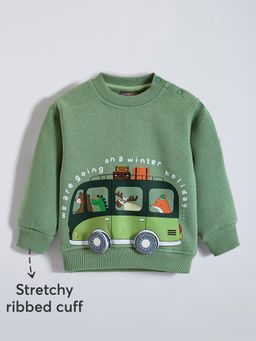 Hopscotch - Travel Bus Ribbed Sweatshirt