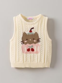 Hopscotch - Cupcake Cat Cable Stitch Sweater