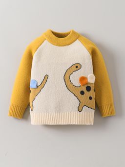 Hopscotch - Elephant Motif Raglan Sleeve Sweater