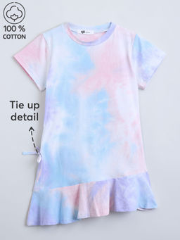 Hopscotch - Tie & Dye Drop Waist Casual Dress