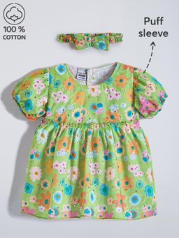 Hopscotch - Floral Garden Cotton Dress