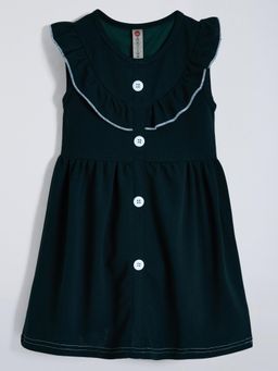 Hopscotch - Ruffle Embellished Casual Dress