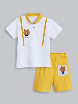 Hopscotch - 2-Pc Teddy T-shirt & Shorts