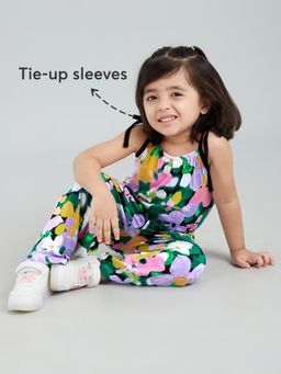 Hopscotch - Pure Cotton Floral Jumpsuit