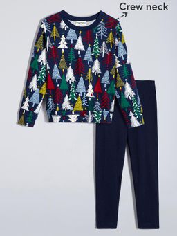 Hopscotch - 2-Pc Christmas Tree Legging Set