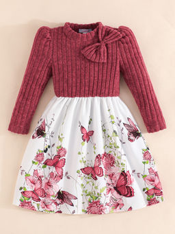 Hopscotch - Butterfly Bow Detail Dress