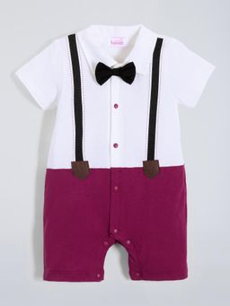 Hopscotch - Formal Romper with Bow