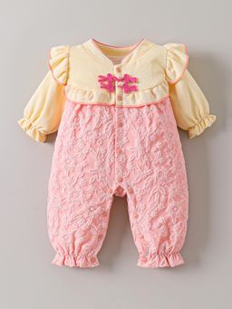 Hopscotch - Floral Embroidered Bodysuit