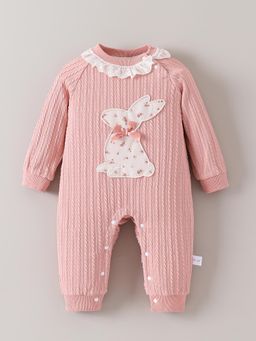 Hopscotch - Rabbit Detail Cable Knit Bodysuit