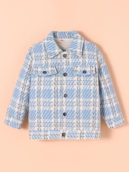 Hopscotch - Classic Plaid Button-Up Jacket