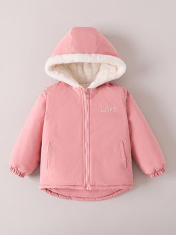 Hopscotch - Bunny Applique Hooded Jacket