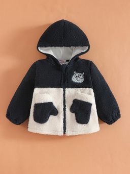 Hopscotch - Fuzzy Fleece Embroidered Jacket