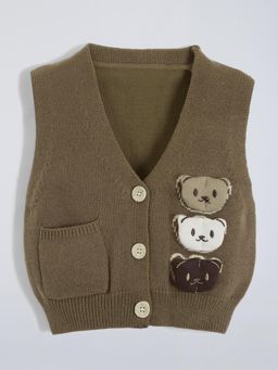 Hopscotch - Teddy Applique Sweater