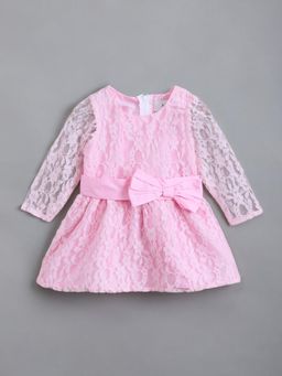 Hopscotch - Bow Applique Party Dress
