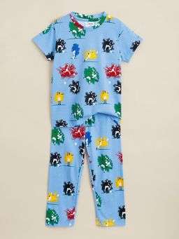 Hopscotch - 2-Pc All-Over Print Sleepwear Set