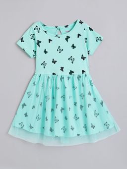 Hopscotch - Pure Cotton Printed Causal Dress