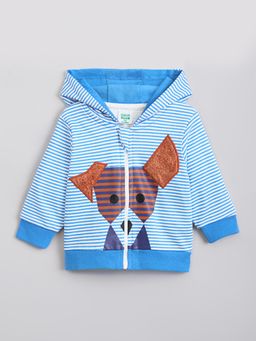 Hopscotch - Striped Hooded Jacket