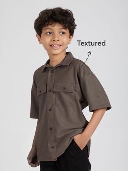 Hopscotch - Oversized Textured Shirt