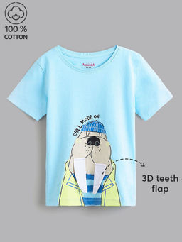 Hopscotch - Bio-Finished Dog Cotton T-shirt