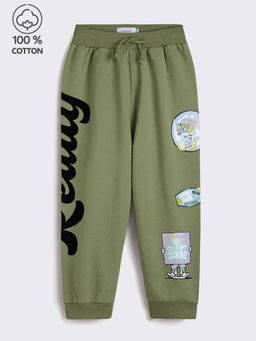Hopscotch - Cotton Flock Jogger Pants