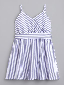 Hopscotch - Pure Cotton Striped Dress