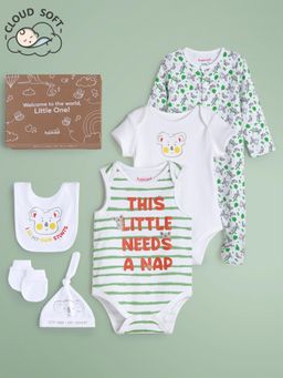 Hopscotch - 6-Pc Cotton Newborn Gift Set