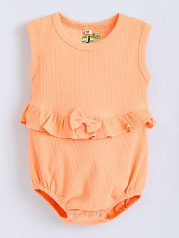 Hopscotch - Pure Cotton Bow Applique Onesie