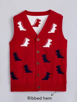 Hopscotch - Animal Sleeveless Sweater