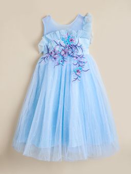 Hopscotch - Floral Applique Gown